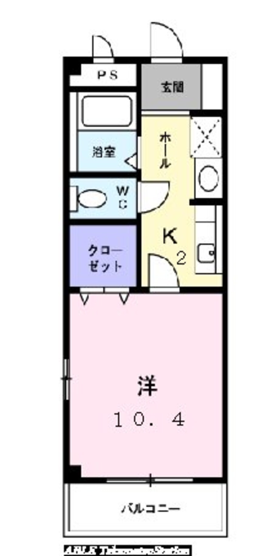 間取図 サンライズ宮川