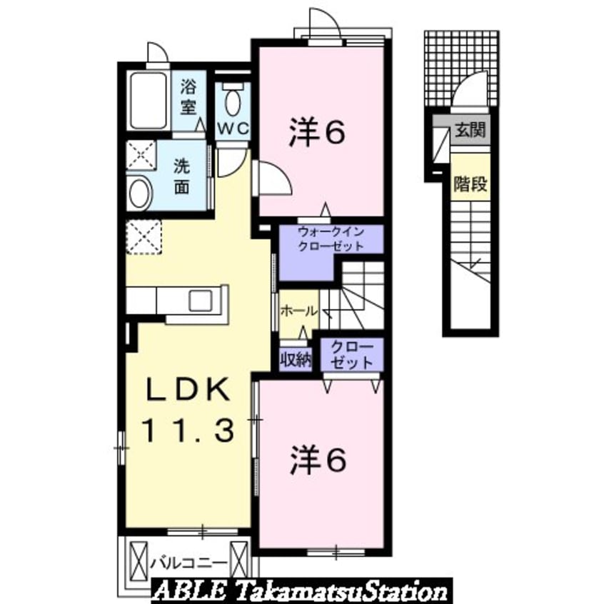 間取図 フォルシュ・ヴェーラ