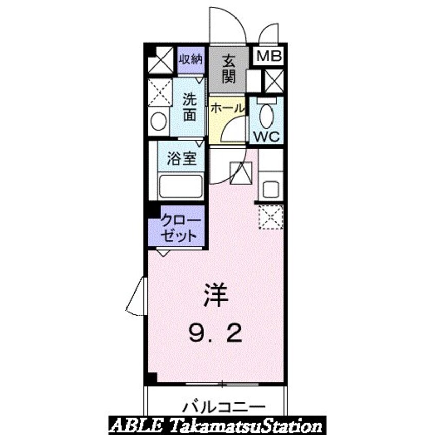 間取図 モルティ・ＭＫ