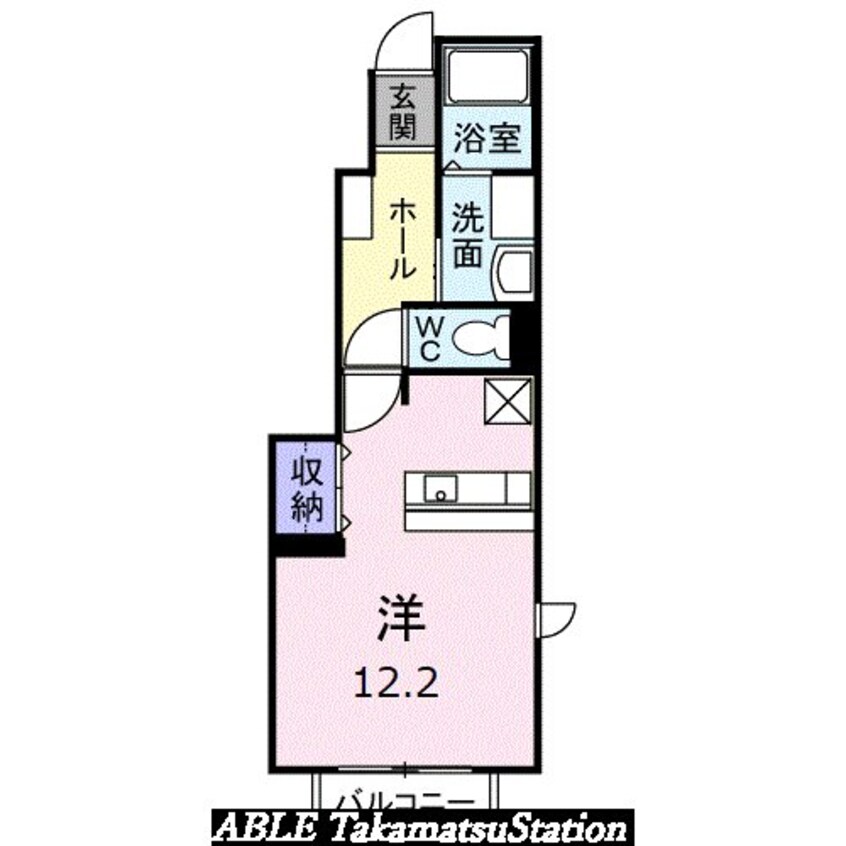 間取図 モンブラン　Ａ