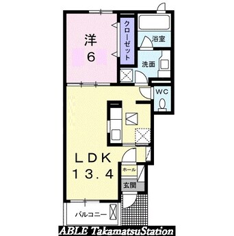 間取図 テール　リッシュⅠ