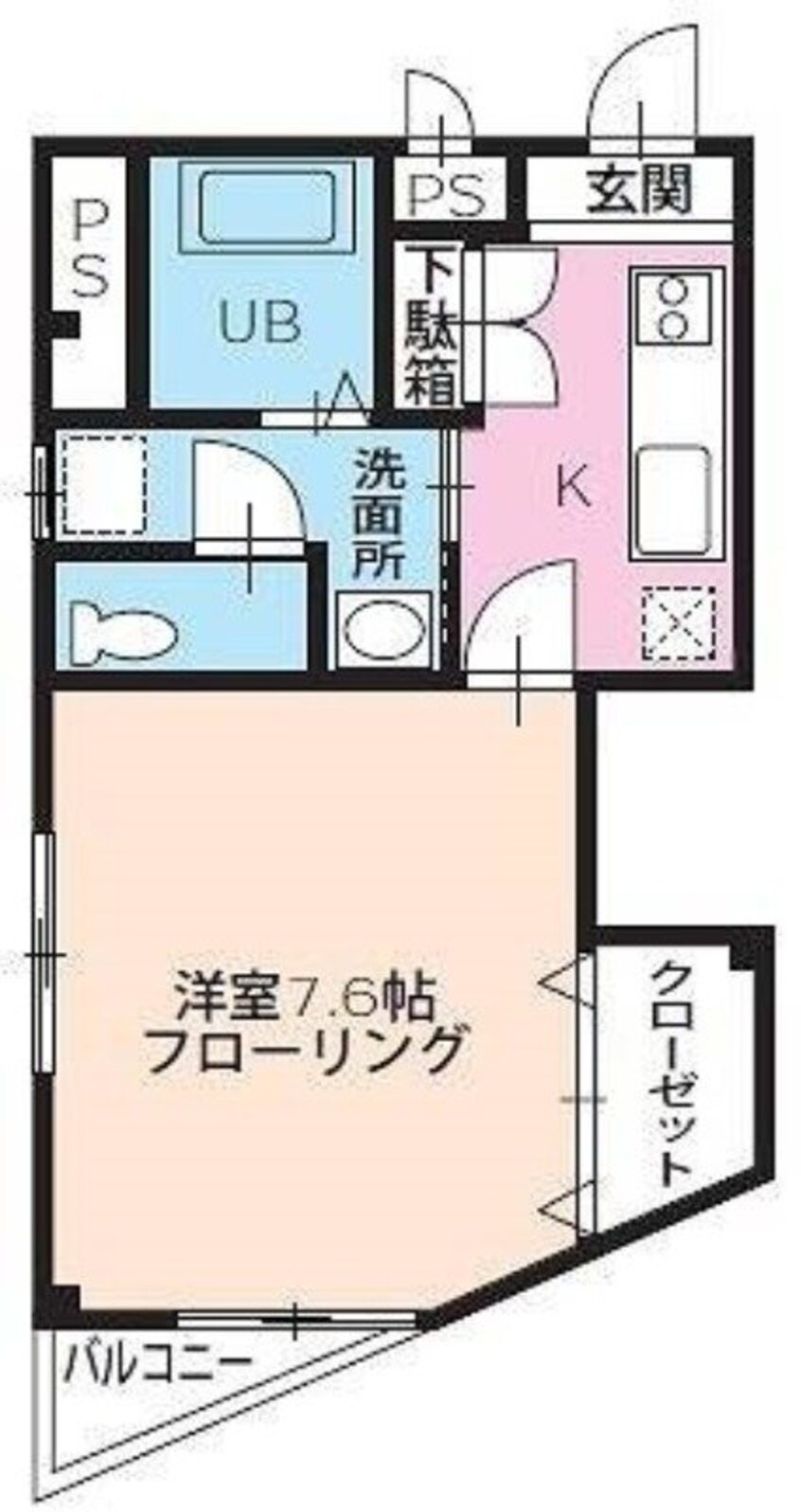 間取図 アディール多賀