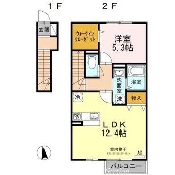 間取図 シャインポート屋島Ⅱ