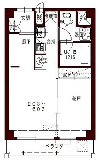 間取図 コリドールベルエア