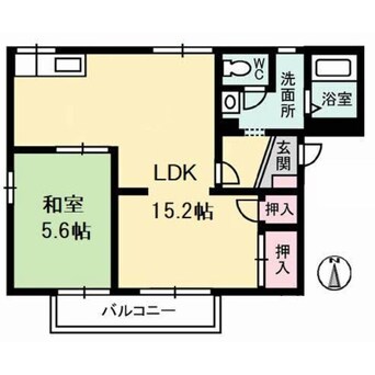 間取図 ドムス・ヒルズ　Ａ館