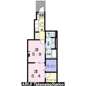 間取図 プレッソ春日