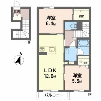 間取図 シャーメゾン端岡