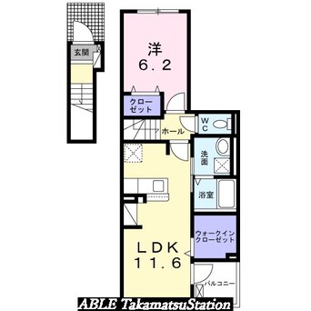 間取図 プレッソ春日