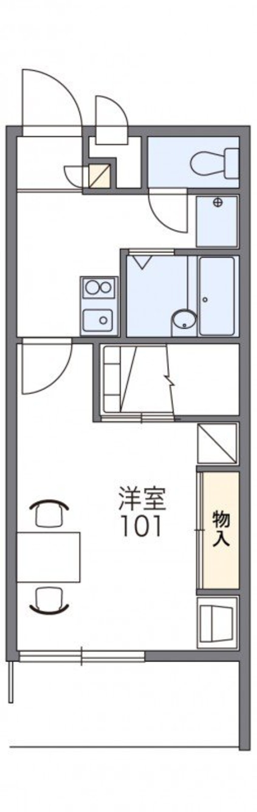 間取図 レオパレススカイ