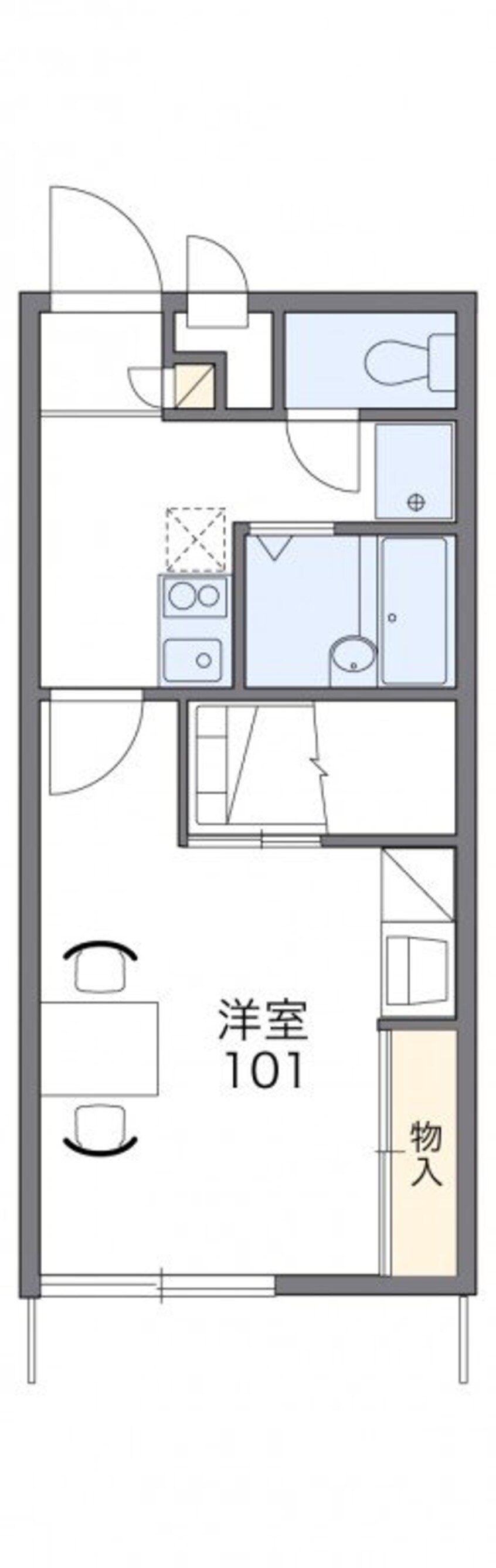 間取図 レオパレスＣａｓａＹａｓｈｉｍａ