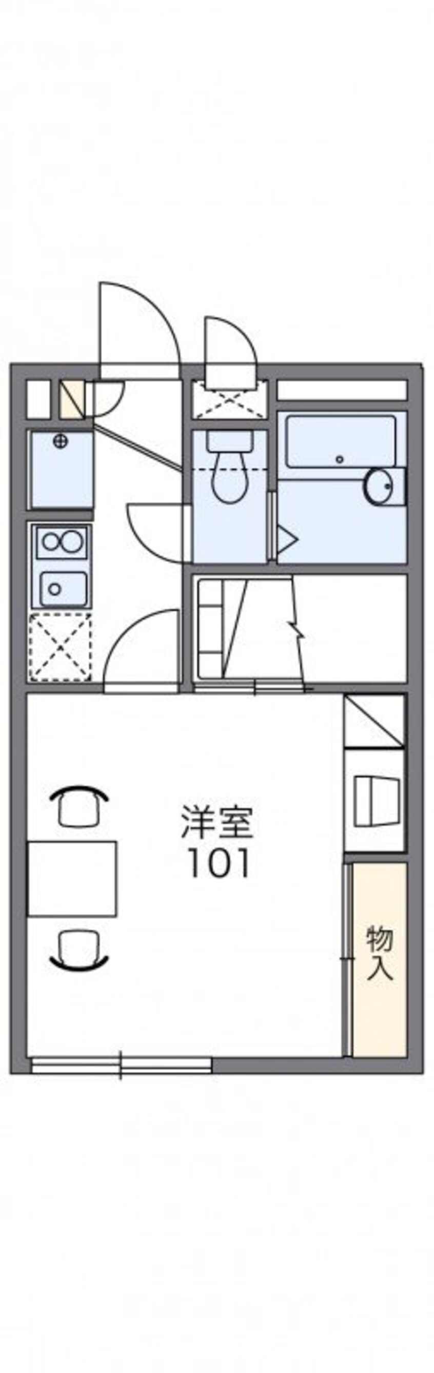 間取図 レオパレスＡＳＴｃ．ＤＡ