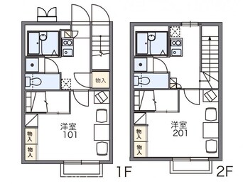 間取図 レオパレスアントラー