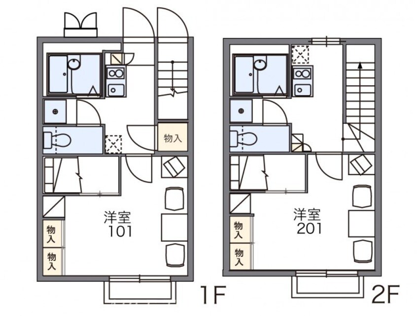 間取図 レオパレスアントラー