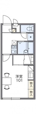 レオパレスニュー屋島の間取図