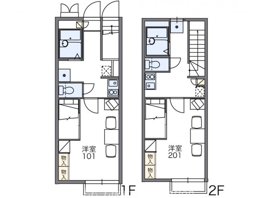 間取図 レオパレス栗林南