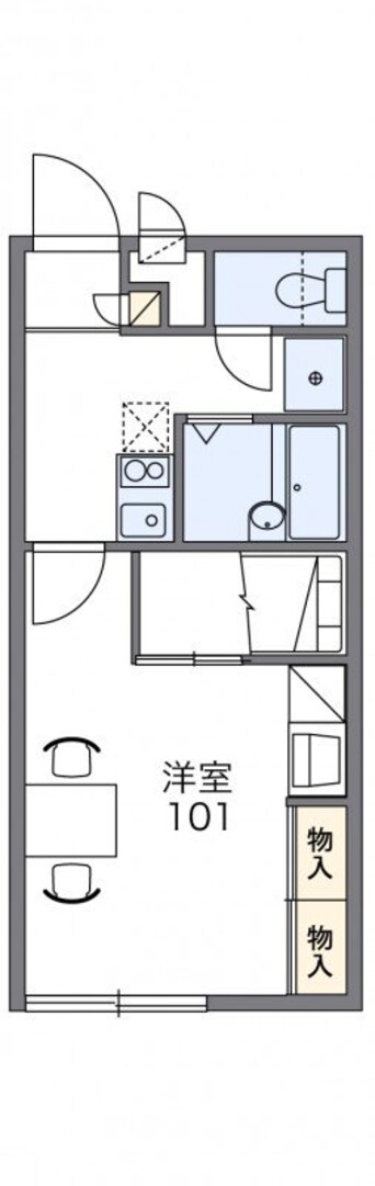 間取図 レオパレスＴＡＫＥＳＨＩＲＯ