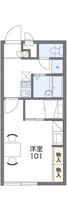 高徳線/木太町駅 徒歩10分 1階 築18年 1Kの間取り