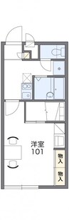 高松琴平電気鉄道<ことでん長尾線>/木太東口駅 徒歩9分 1階 築18年 1Kの間取り