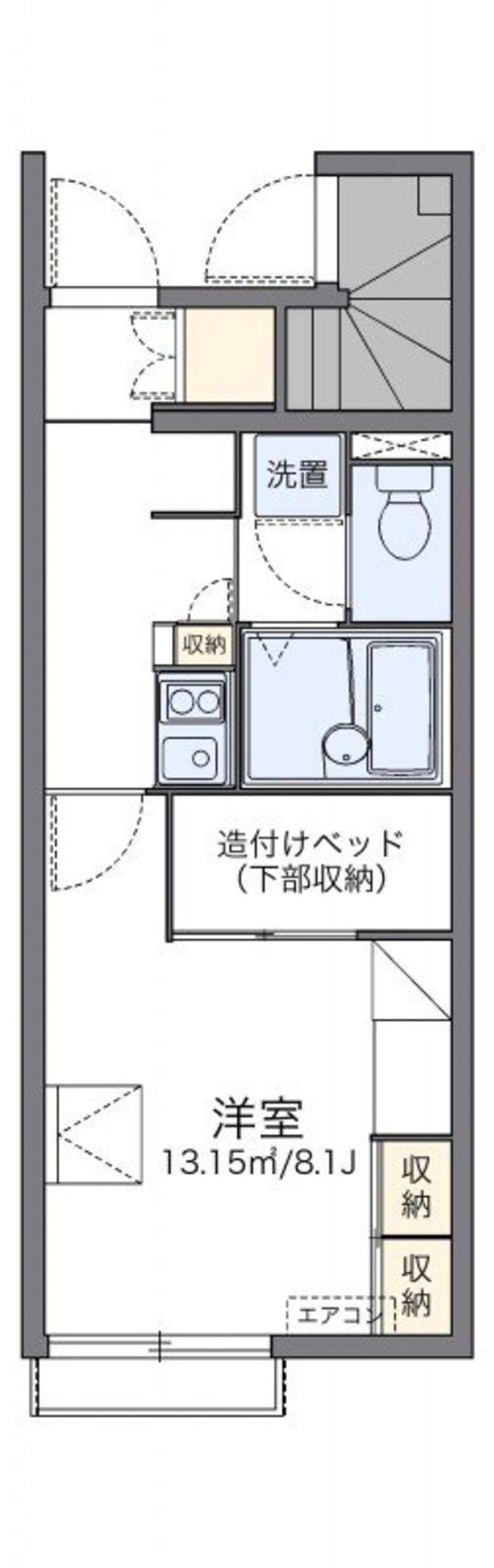 間取図 レオパレスＬａｄｙ　ＧｒａｙⅡ