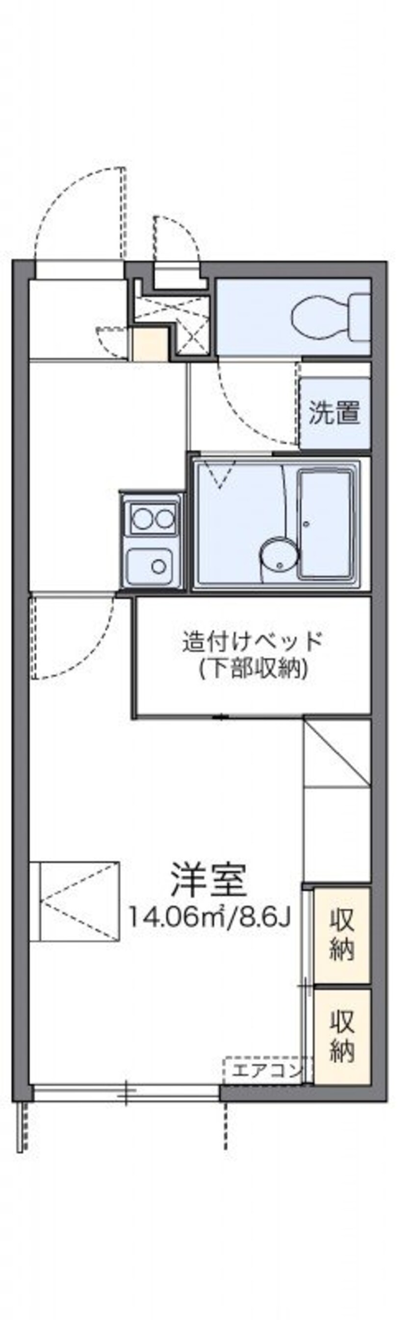 間取図 レオパレスＭ＆Ｅ