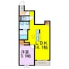 ルミエール　マンションⅢ 1LDKの間取り