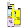ルミエール　マンションⅢ 1LDKの間取り
