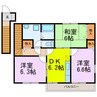 グランルミエール 3DKの間取り