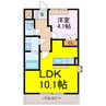 パークハイム 1LDKの間取り
