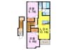 ルミエール 2LDKの間取り