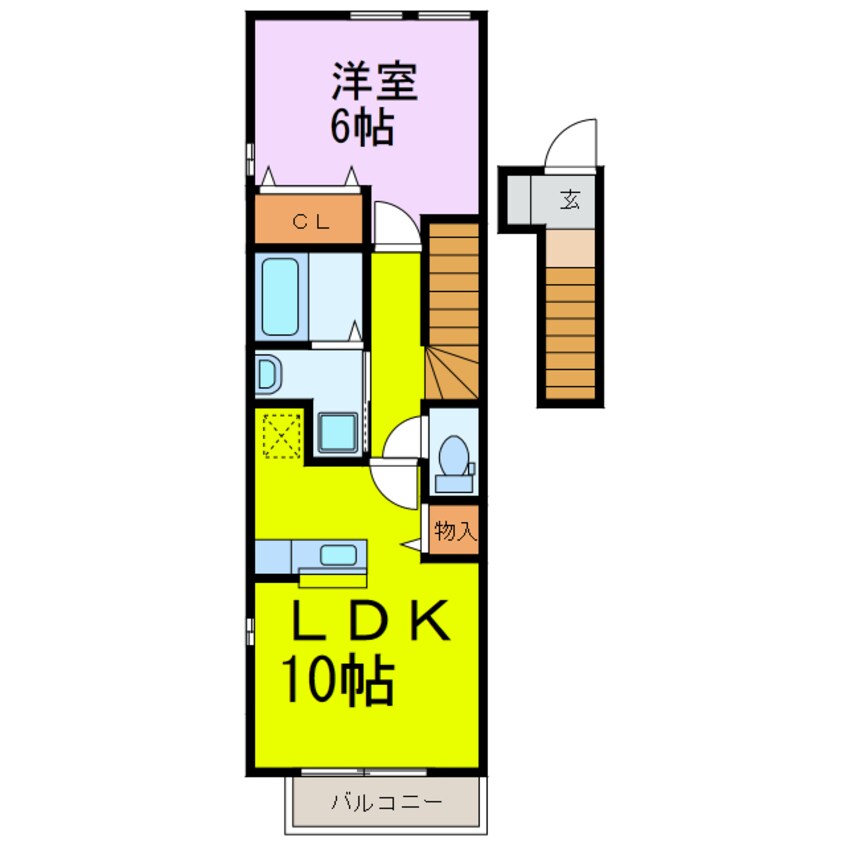間取図 フォンターナ
