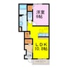 ラフィネⅡ 1LDKの間取り