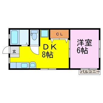 間取図 サンシティー小野田