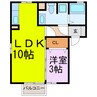 ピュアマインド 1LDKの間取り
