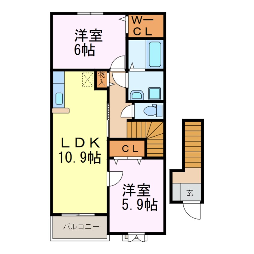 間取図 グラントジェルメ参番館