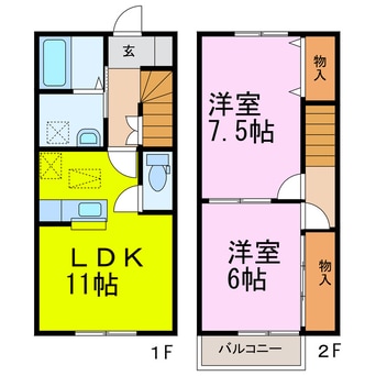 間取図 ローズ　ガーデン
