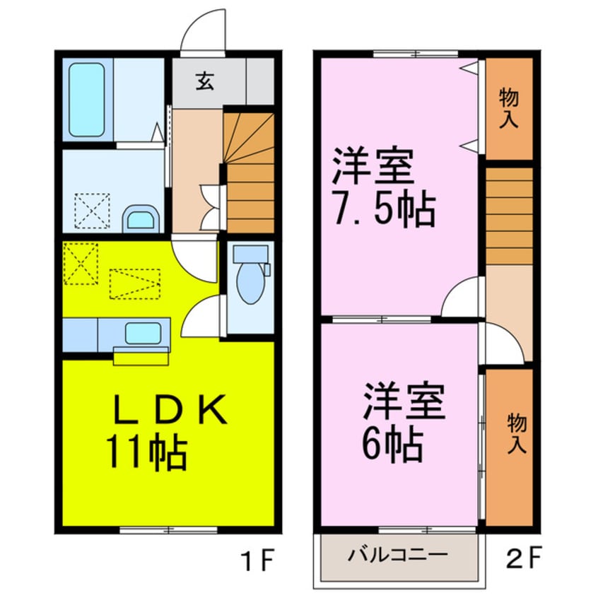 間取図 ローズ　ガーデン