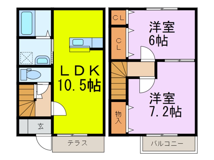 間取図 ローズ　ガーデン