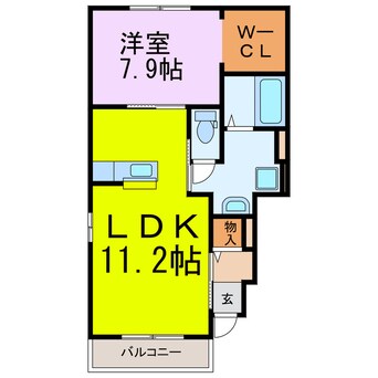 間取図 カルムメゾン