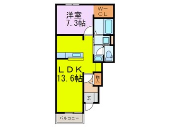 間取図 メルティング・ポット羽生