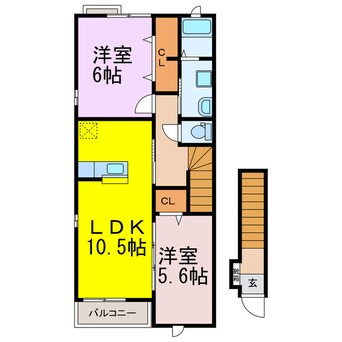 間取図 サンビレッジⅡ