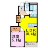 エスポアール 1LDKの間取り