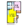 スターテラスＡ 1LDKの間取り