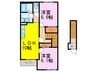 スターテラスB 2LDKの間取り