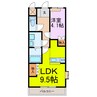 フォレストヴィラ 1LDKの間取り