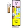 プリマベーラ 1LDKの間取り
