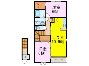 間取図 フェアリーテイル　美