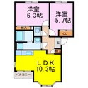 パークヒルズの間取図