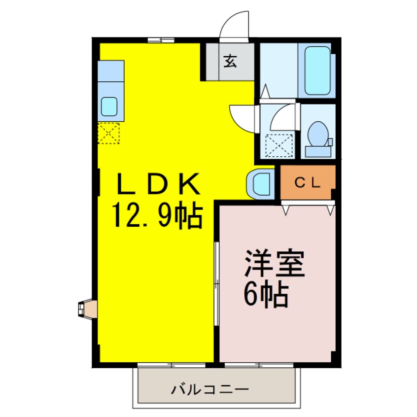 間取図 カーム鈴木