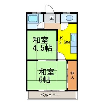 間取図 富士荘