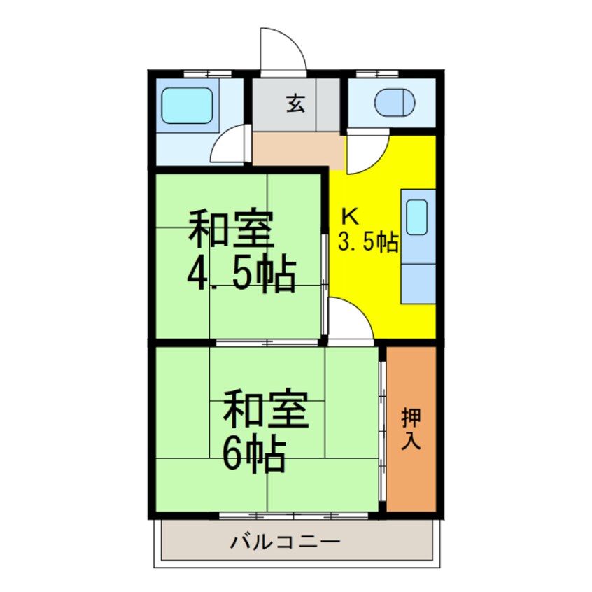 間取図 富士荘